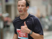 Rob Deutschmann competed in the Scotiabank Marathon